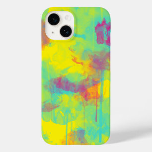 Coques Pour iPhone Été abstrait Colorful fun Aquarelle éclaboussures