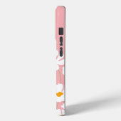 Coques Case-Mate iPhone Été Blanc Fleurs Cosmos Nom personnalisé (Verso / Gauche)