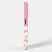 Coques Case-Mate iPhone Été Blanc Fleurs Cosmos Nom personnalisé (Verso / Droite)