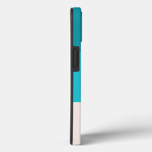 Coques Case-Mate iPhone Été Bleu Plage Vibe Horizontale Bande (Verso / Droite)