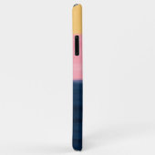 Coques Case-Mate iPhone Été Bleu rose Jaune Taches Gris Peinture (Dos/Droite)