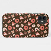 Coques Case-Mate iPhone Été Chocolat Chocolat Arrière - plan Brown (Dos (Horizontal))