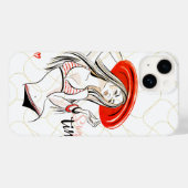 Coques Case-Mate iPhone Été de fille chaude (Verso (horizontal))