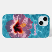 Coques Case-Mate iPhone Été d'Hibiscus (Verso (horizontal))