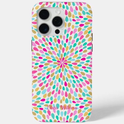 Coques Case-Mate iPhone Été Fleur colorée éclate (Verso)