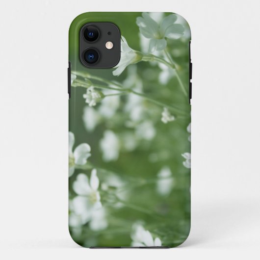 Coques Case-Mate iPhone été fleurs de jardin blanches (Dos)