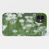 Coques Case-Mate iPhone été fleurs de jardin blanches (Dos (Horizontal))