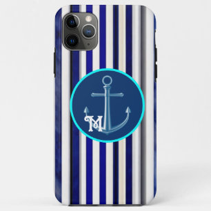 Case-Mate iPhone Case Été Moderne Marine Blue Boat Stripes Collection