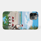 Coques Case-Mate iPhone Été Noël bébé sur la plage répéter Design (Dos (Horizontal))