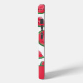 Coques Case-Mate iPhone Eté Rouge Vert pastèque Motif d'aquarelle (Verso / Gauche)