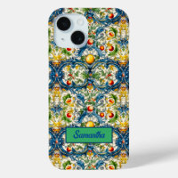 Été, Sicile oranges méditerranéennes majolica