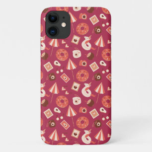 Case-Mate iPhone Case Été Stuff Maroon Arrière - plan