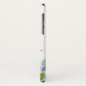 Coques Case-Mate iPhone Été vert Nom personnalisé (Dos/Gauche)