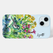 Coques Case-Mate iPhone Été, wagon, fleurs sauvages (Verso (horizontal))
