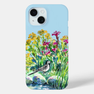 Coque Pour iPhone 15 Été, wagon, fleurs sauvages