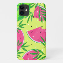 Été Watermelon Branches Graines Bright Tropical