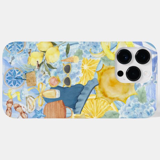 Coques Case-Mate iPhone Été Zest (Verso (horizontal))