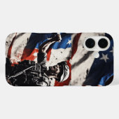 Coques Case-Mate iPhone Étendard du général (Verso (horizontal))