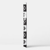 Coques Case-Mate iPhone Ethnic Black White : Motif intemporel (Verso / Droite)