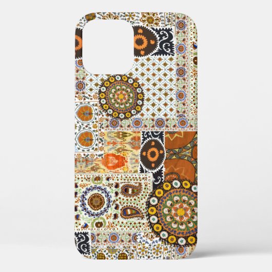Coques Case-Mate iPhone Ethnic Digital Abstrait : Motif sans faille (Verso)