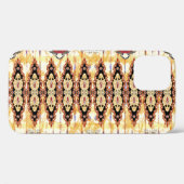 Coques Case-Mate iPhone Ethnic Mughal : motif numérique floral (Verso (horizontal))