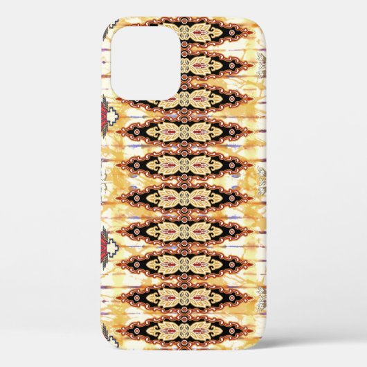 Coques Case-Mate iPhone Ethnic Mughal : motif numérique floral (Verso)