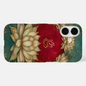 Coques Case-Mate iPhone Ethnique Lotus Green Indian God Ganesh (Verso (horizontal))