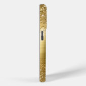 Coques Case-Mate iPhone Étincelle de Parties scintillant Glam Gold (Verso / Droite)