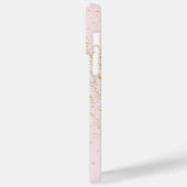 Coques Case-Mate iPhone Étincelle en or rose (Verso / Gauche)