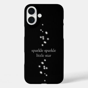 Coques iPhone 16 Plus Étincelle Étincelle Little Star Black Starlight