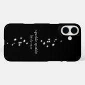 Coques Case-Mate iPhone Étincelle Étincelle Little Star Black Starlight (Verso (horizontal))