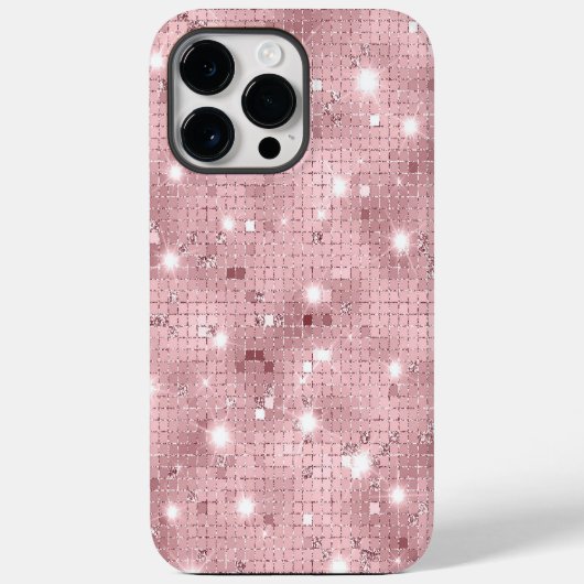 Coques Case-Mate iPhone Étincelle Rose de luxe (Verso)