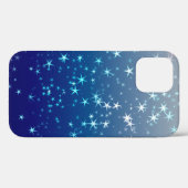 Coques Case-Mate iPhone Étincelles de Noël Stars Ciel bleu (Verso (horizontal))