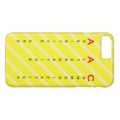 Coques Case-Mate iPhone étiquette AAC jaune (Dos (Horizontal))