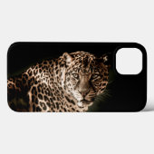 Coques Case-Mate iPhone Étiquette léopard tacheté (Verso (horizontal))