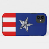 Coques Case-Mate iPhone Étoile aux couleurs patriotiques festives (Dos (Horizontal))