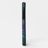 Coques Case-Mate iPhone étoile bleue brillante (Dos/Gauche)