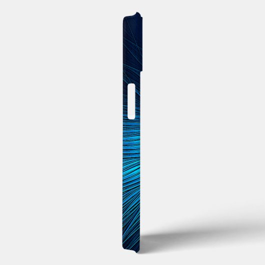 Coques Case-Mate iPhone Étoile bleue sculptée (Verso / Droite)