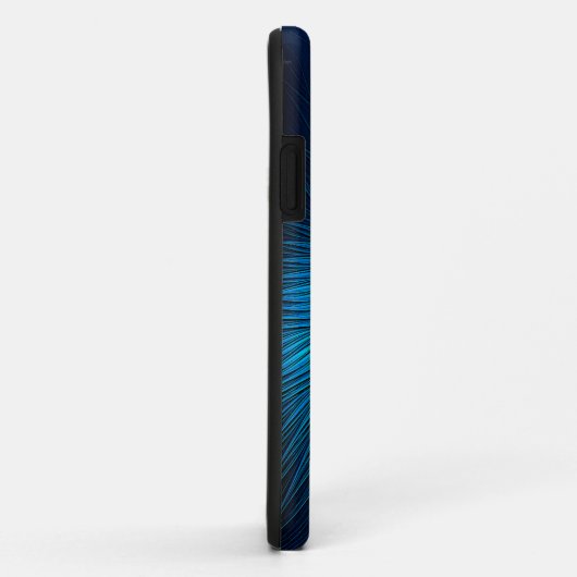 Coques Case-Mate iPhone Étoile bleue sculptée (Dos/Droite)