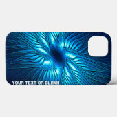 Coques Case-Mate iPhone Étoile bleue sculptée (Verso (horizontal))