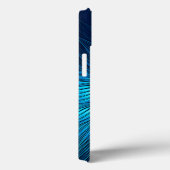 Coques Case-Mate iPhone Étoile bleue sculptée (Verso / Droite)