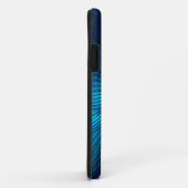 Coques Case-Mate iPhone Étoile bleue sculptée (Dos/Droite)