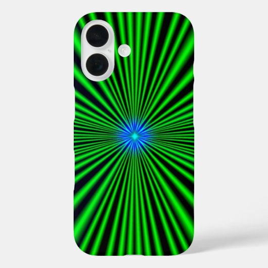 Coques Case-Mate iPhone Étoile bleue sur feu vert (Verso)