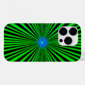 Coques Case-Mate iPhone Étoile bleue sur feu vert (Verso (horizontal))