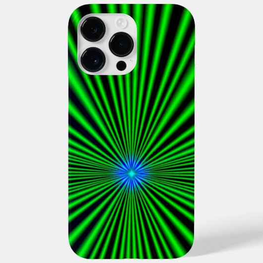 Coques Case-Mate iPhone Étoile bleue sur feu vert (Verso)