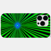 Coques Case-Mate iPhone Étoile bleue sur feu vert (Verso (horizontal))