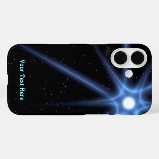 Coques Case-Mate iPhone Étoile brillante (Verso (horizontal))