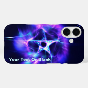 Coques iPhone 16 Étoile brillante Fractale
