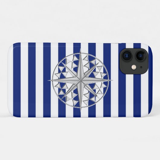 Coques Case-Mate iPhone Étoile de boussole marine (Dos (Horizontal))