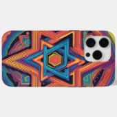 Coques Case-Mate iPhone Étoile de David (Verso (horizontal))